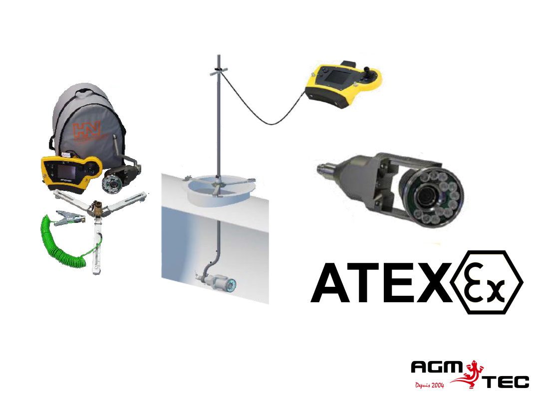 Caméra inspection de canalisation ATEX, pour une inspection vidéo en zones  dangereuses ou explosives