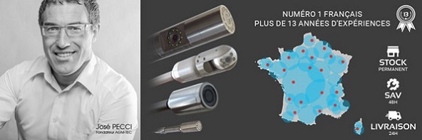 Caméra zoom sur perche