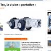 Publication presse sur le site Construction Cayola