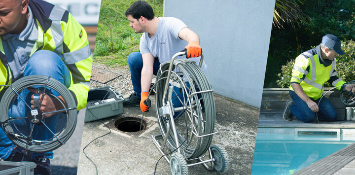 Caméra inspection canalisation avec localisateur pro | AGM TEC