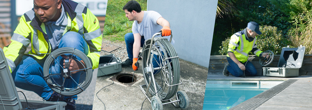 Caméra d’inspection de canalisation avec localisateur